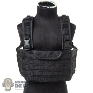 Vest: Very Cool Mens Black Tactical Chest Rig (MOLLE)