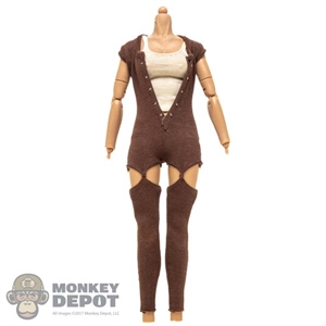 Suit: Very Cool Female Brown Jumpsuit