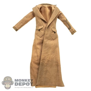 Coat: Very Cool Female Long Brown Jacket (Weathered)