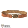 Belt: Very Cool Female Leather-Like Belt w/Gold Buckle