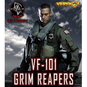 Uniform Set: Very Hot US Navy VF-101 Grim Reapers Pilot (VH-1049)