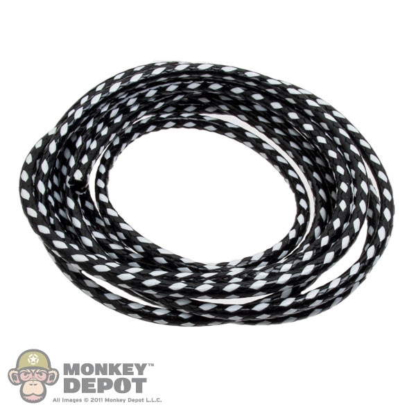 Monkey Depot - Tool: Very Hot Black/White Mountain Climbing Rope
