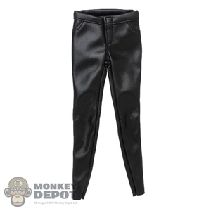 Pants: VS Toys Female Black Leather-Like Pants