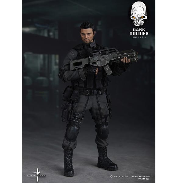 Uniform Set: Virtual Toys Dark Soldier (VM007)