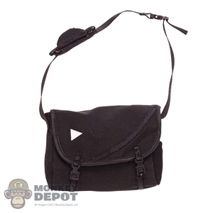 Bag: World Box Black Messenger Bag w/Strap