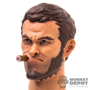 Head: Wolf King Western Story Redhead Denny w/Cigar