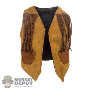 Vest: Wolf King Suede Western Vest