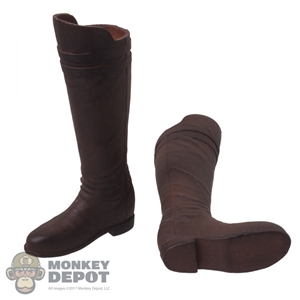 Boots: Xensation Mens Tall Brown Molded Boots