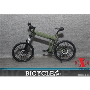 Bicycle: X Toys 1/6 Folding Bike - Green (XT-009D)