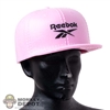 Hat: Pink Rubber Reebok Cap