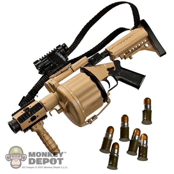 Rifle: ZY Toys Multiple Grenade Launcher MGL Mk14 Short - Desert
