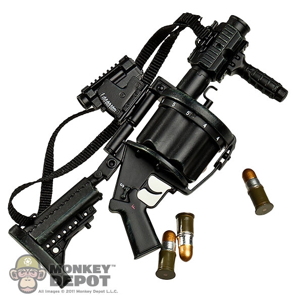 Monkey Depot - Rifle: ZY Toys Multiple Grenade Launcher M32 MGL - Black