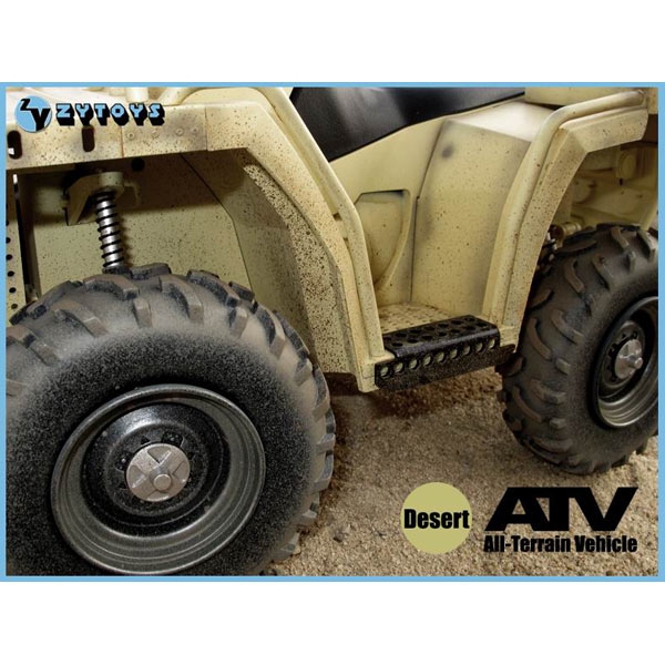 Monkey Depot - ZY Toys 1/6 ATV All Terrain Vehicle - DESERT (ZY-8033B)
