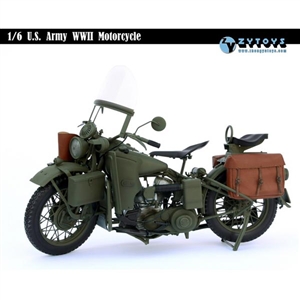 ZY Toys 1/6 US Army WWII Motorcycle (ZY-8038)