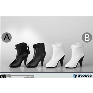 Shoes: ZY Toys Ankle Boots w/Fur (ZY-1012)