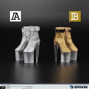 ZY Toys Female Silver or Gold Platform Shoes (ZY-1020)