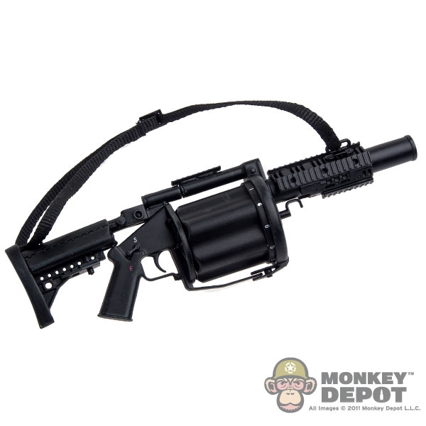 Monkey Depot - Rifle: ZY Toys Multiple Grenade Launcher M32 MGL-140 - Black