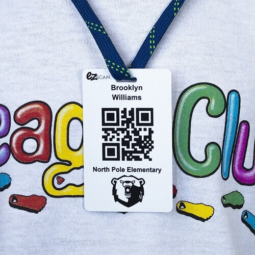 QR Scan Cards - Elementary Running Club Cards