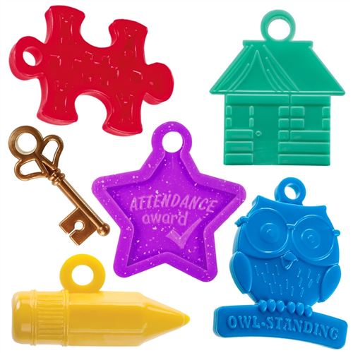 Classroom bundle for behavior. Puzzle piece, homework house, key, attendance star, owl-standing and pencil.