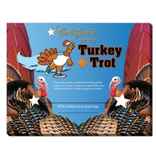 Youth Running Clubs - Turkey Trot Certificate