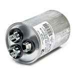 Capacitor Round Dual Section 70/10 MFD 370/440VAC