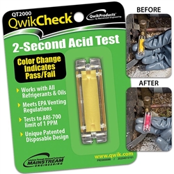 Acid Test QwikCheck Results in 2-Seconds