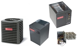 4 Ton Goodman 16 SEER Two Stage Heat Pump System GSZC160481A, Cased Coil, MBVC2001 Variable Speed, TXV