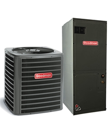 4 Ton Goodman 16 SEER Heat Pump System GSZ160481, AVPTC61D14 Variable Speed