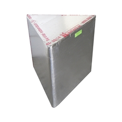 Antimicrobial Duct Board Distribution Tri Box, R4 1", R6 1.5", R8 2"