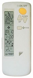 Mini Split Daikin White Wireless Remote for Ceiling Cassette, BRC082A42W