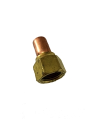 1/2 ODF x 1/2 SAE Swivel Female Flare x Solder Adapter