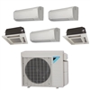 Mini Split Multi 5 Zone Daikin up to 20.2 SEER Heat Pump System 5MXS48TVJU x 5 Wall Mount or Ceiling Cassette