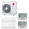 Mini Split Multi 4 Zone LG up to 22 SEER Heat Pump System LMU36CHV x 4 Wall Mount or Ceiling Cassette