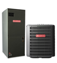 2 Ton Goodman 16 SEER Heat Pump System GSZ160241 (7563), ASPT29B14 (T)