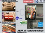 Low Volt Wiring diagram for Goodman R-410A Heat Pump Package GPH15*M41 with electric heat strips