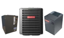3 Ton Goodman 19 SEER Two Stage Heat Pump System GSZC180361, Cased Coil, MBVC2001 Variable Speed, TXV