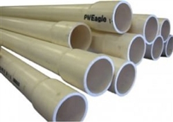 PVC Pipe Schedule 40 3/4" 10' Length, Bundle of 10, 100' Total