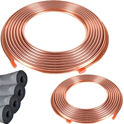 Copper Line Set 25' 1 1/8 & 3/8