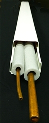 Mini Split PVC Copper Line Cover & Cap, 10'