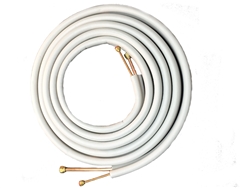 Mini Split 3/8" & 5/8" Insulated Copper Line Set, 25' Length