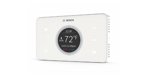 Bosch Thermotechnology BCC50 Wi-Fi Thermostat-Works with Alexa and Google  Assistant, All-in-One, Touch Screen, Safety Control, Smart Home, White 