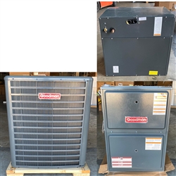 5 Ton Goodman 14 SEER 96% AFUE 120K BTU Gas System GSX140601 (2642), GMES961205DN (5739), CHPF4860D6 (7830), TXV (T)