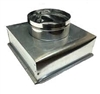 Supply Boot Metal 10" x 10" R6, 8" Collar