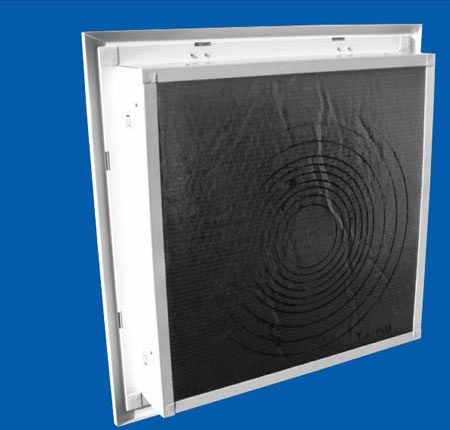 Perforated Ceiling T-bar Lay In Filter Back Return Air Grill 24 X 24