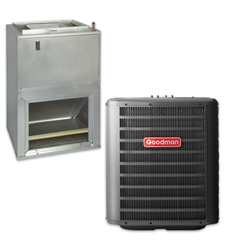 1.5 Ton Goodman 14.3 SEER2 Central System GSXN401810, AWST18SU14 WALL MOUNT Apartment/Condo Type