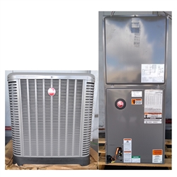 4 Ton Rheem 14 SEER Heat Pump System RP1448AJ1NA (3669), RH1T4821STANJA (7695)(F)