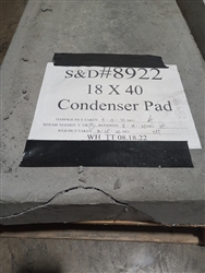 18x40 Cladlite Concrete Hurricane Mini Split Condenser Pad (T)