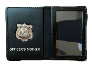 Houston Police Department Officer's Mother Family Wallet with Badge