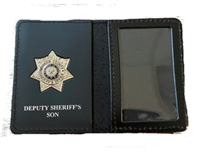 Harris County Sheriff Office Deputy Sheriff's Son Family Wallet with Badge