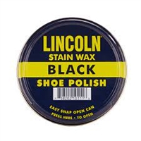 Lincoln Stain Wax Black Shoe Polish
